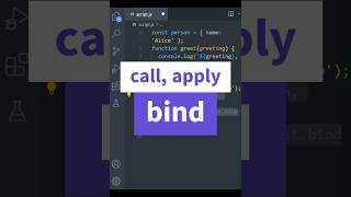 STOP Confusing Call, Apply, Bind! ❌ #javascript #shorts #coding