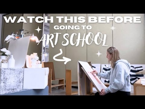 a REALISTIC day in my life as an ART STUDENT - YouTube