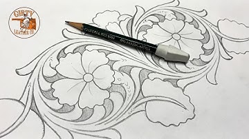 Drawing a Simple Sheridan Style Floral Layout - Great Practice Design!