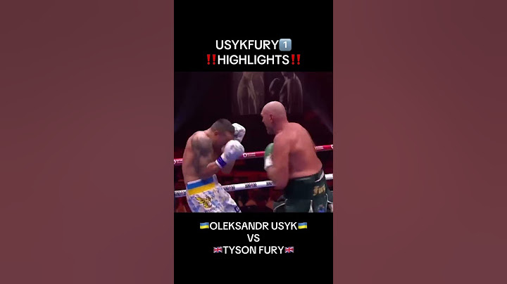 USYK VS FURY 1 HIGHLIGHTS‼️ #oleksandrusyk #tysonfury #boxing #highlights