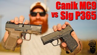 Sig P365 vs Canik MC9: Micro Compact Pistol Comparison