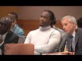 Young thug ysl trial live stream thursday april 18