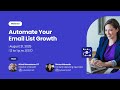 How to Automate Email List Growth | Webinar