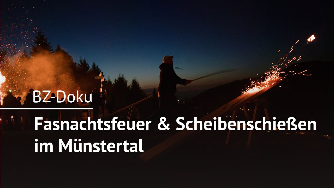 Scheibenschlagen im Münstertal -  „Schiibi, Schiibo, wäm soll die Schiibe go