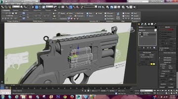 [3DS MAX]- Sci-Fi Pistol Highpoly to Lowpoly Tutorial