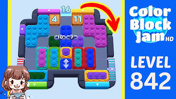 Color Block Jam Level 842 Solution Walkthrough