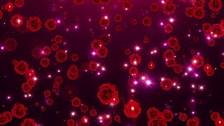 Motion Backgrounds For Edits - Particle background -Free Video Background Loops - Roses Animated screenshot 4