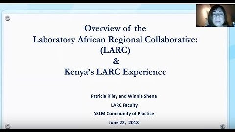 June 2018 ASLM LabCoP ECHO Session: The Laboratory African Regional Collaborative