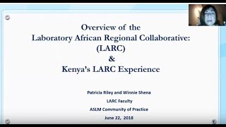June 2018 ASLM LabCoP ECHO Session: The Laboratory African Regional Collaborative Net Worth