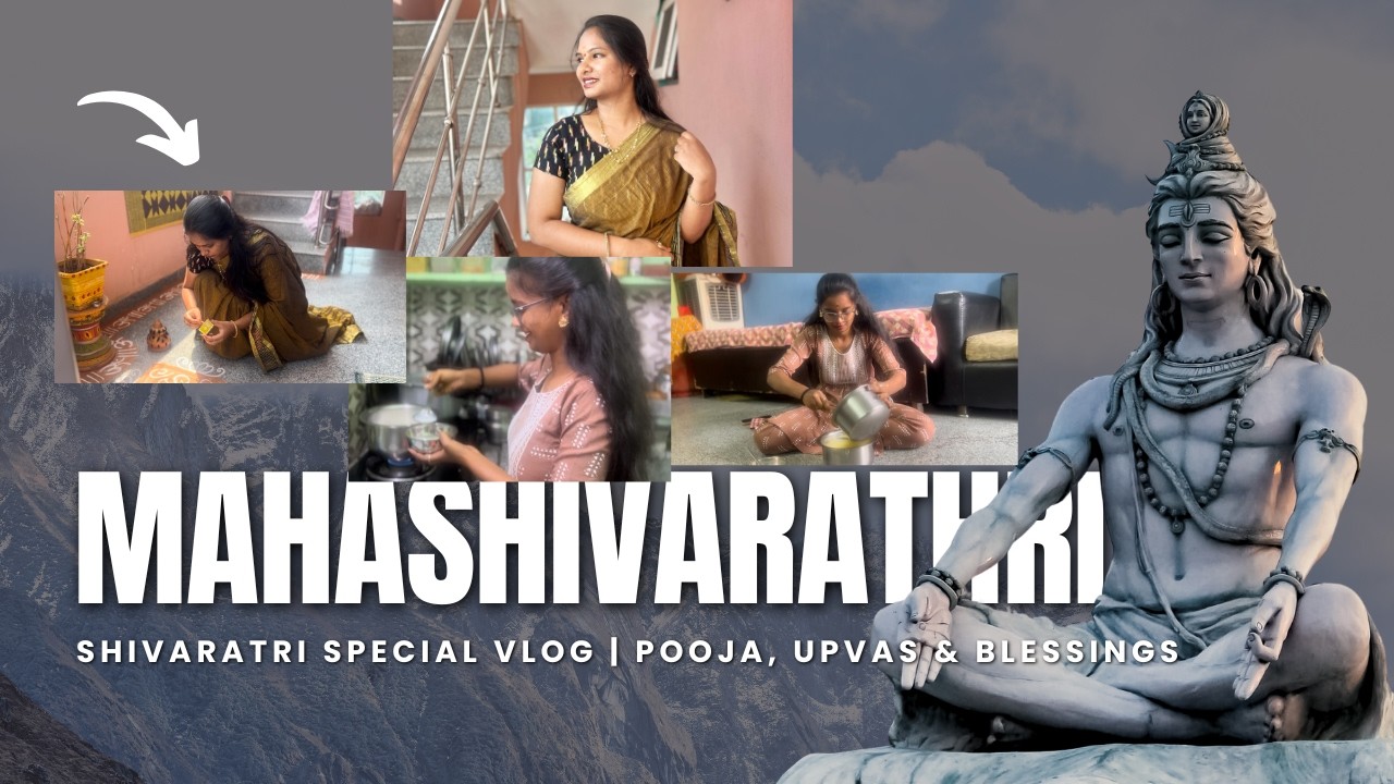 శివరాత్రి స్పెషల్ వ్లాగ్ | శివ పూజ | హర హర మహాదేవ్ | om Namah Shivaya | fruit salad | Upavasam |