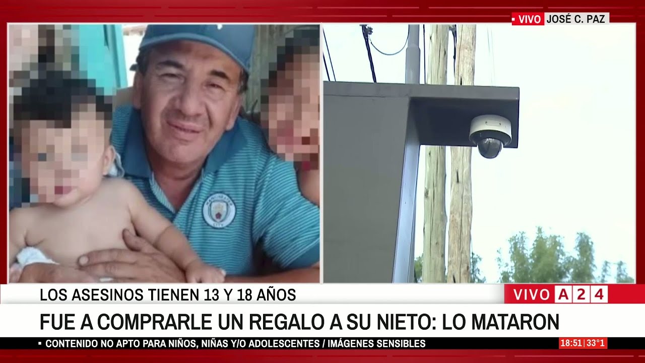 🚨 FUE A COMPRARLE UN REGALO A SU NIETO: LO MATARON DOS ASESINOS DE 13 Y 18 AÑOS