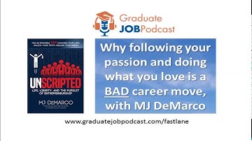 Why following your passion & doing what you love is a BAD career move, with MJ DeMarco