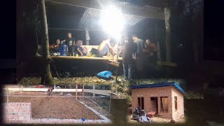 9 Days Camping in the Orchard: Building a House from Scratch to Roof