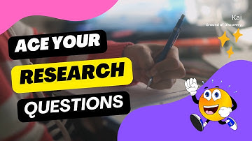 Ace Your Research: Crafting Strong Problem Statements & Questions