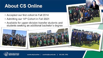 CSUMB Computer Science (CS) Online Open House | October 16, 2020