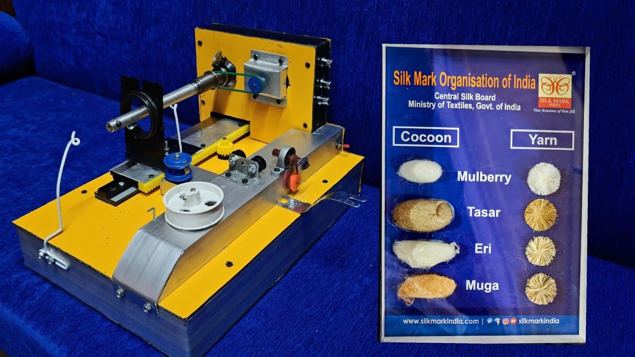 Silk Spinning Cum Reeling Machine (For Muga, Eri & mulberry)