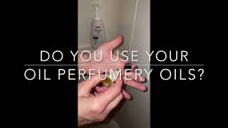 #shorts DEMONSTRATING How I Use My Oil Perfumery Oils - How Are You Using Your Oil Perfumery Oils?