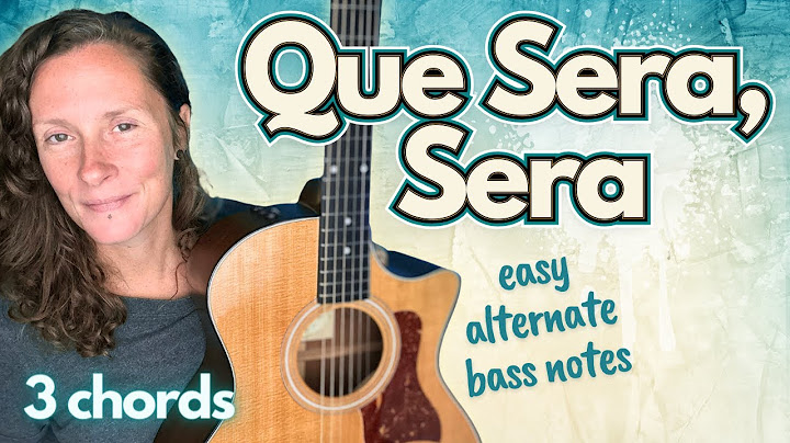 Que Sera, Sera Guitar version - Guitar performance video thumbnail