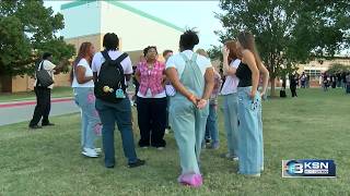 First-day traditions: Wichita Public Schools kicks off new school year