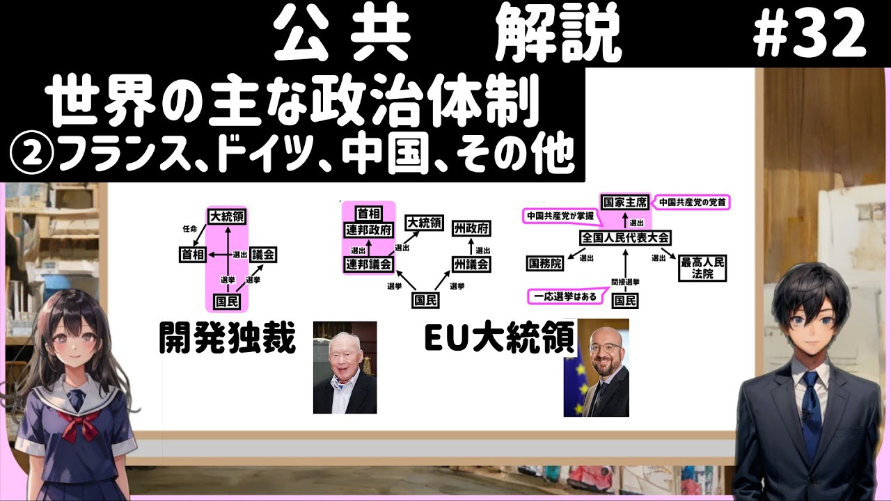 Commentary] Public 32, Major political systems in the world ②
