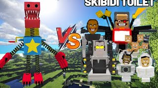 Boxy Boo vs Skibidi Toilet in Minecraft Skibidi Toilet vs Boxy Boo Minecraft