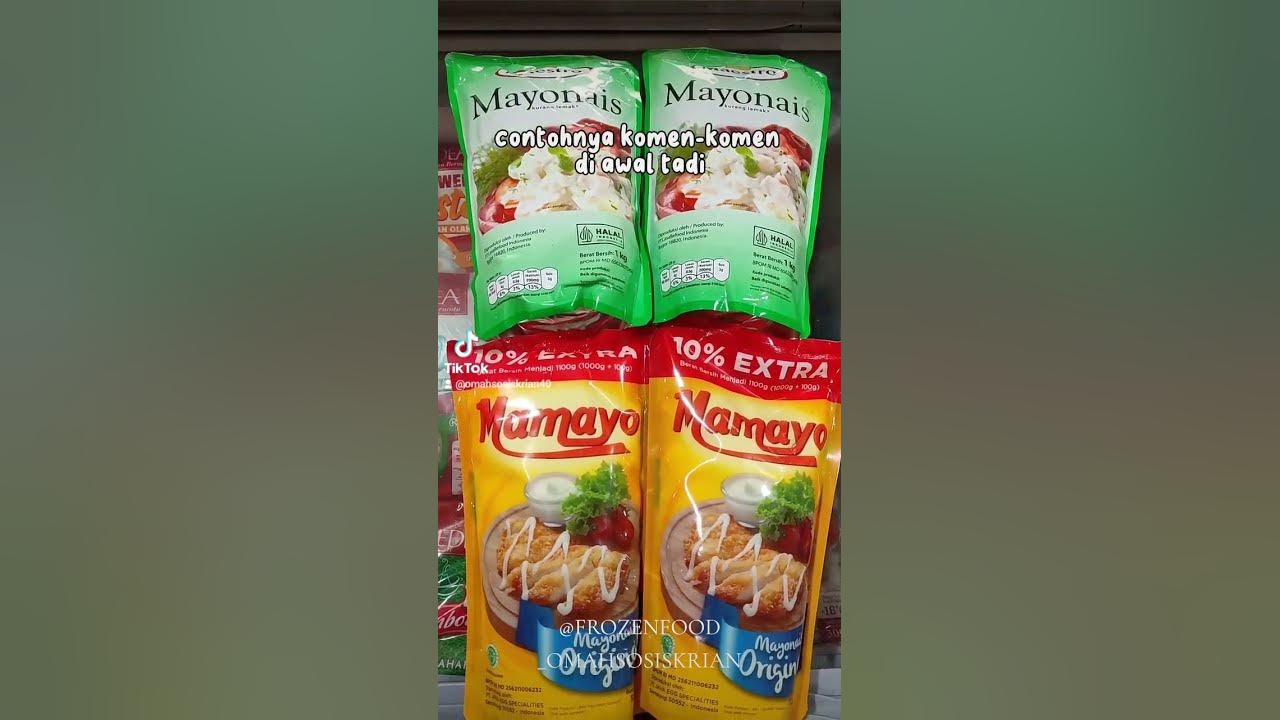 DUA MAYONAIS VIRAL ! YANG SATU UNTUK SALAD BUAH, SATUNYA UNTUK RISOL MAYO. KAMU LEBIH SUKA YG MANA ?