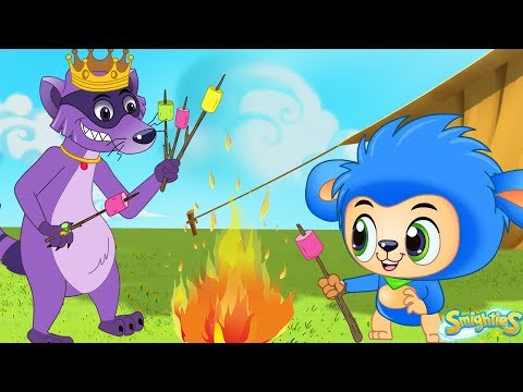 Smighties - Cartoons Compilation Just For Kids |Camping & Cooking Marshmellow | Children's Animation