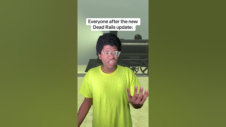 Everyone after the new Dead Rails update: