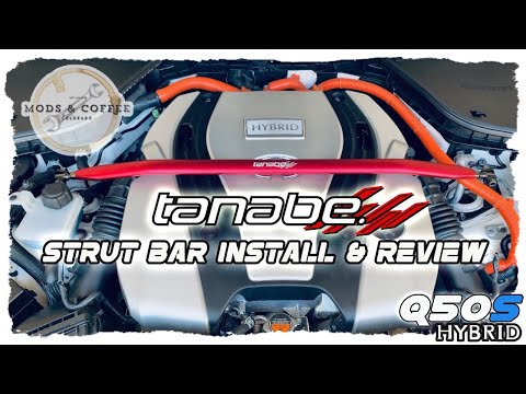 Q50 Hybrid: Tanabe Strut Bar Install/Review