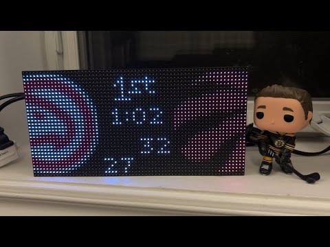 Raspberry Pi LED Matrix Sports Scoreboard (NHL + NBA) - January 2026