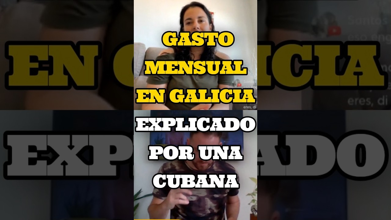 🛒 GASTO MENSUAL EN GALICIA EXPLICADO POR UNA CUBANA #cubanosen #costodevida #pastorcomunica #shorts