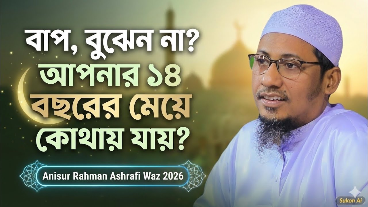 ১৪ বছরের মেয়েটা সেজেগুজে কোথায় যায়? আপনি বুঝেন না বাপ! | Anisur Rahman Ashrafi | আনিসুর রহমান আশরাফী