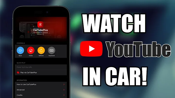 How to Watch Youtube in your Car Guide ✅ Apple CarPlay & Android Auto CarTube Download 2025