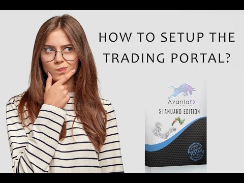 Avanta FX   How to setup the trading portal?