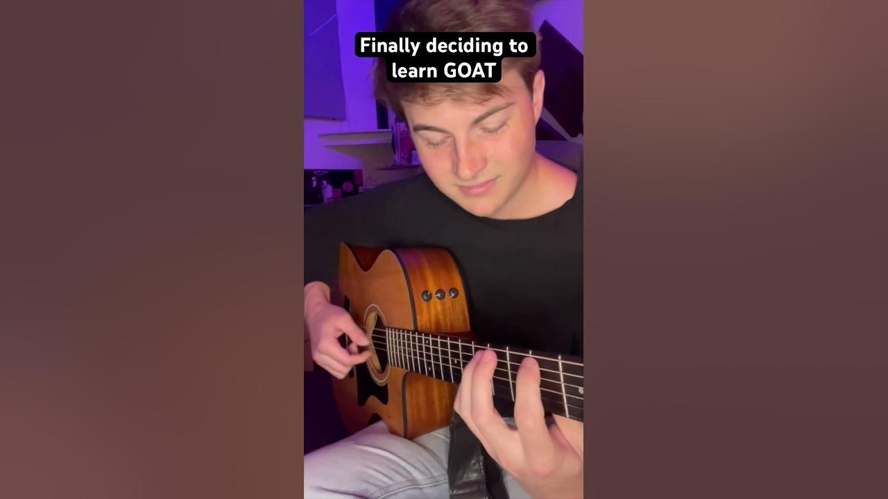 Goat by Polyphia so tough lol #guitar #acoustic #music #fingerstyle #goat #polyphia