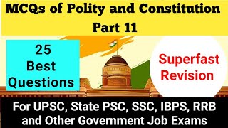 MCQs of Polity and Constitution Part 11 ll Polity Revision screenshot 5