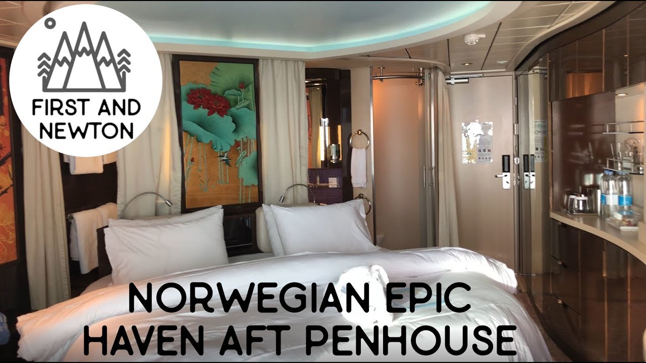 Norwegian Epic Haven Aft Penthouse Suite 4k Room Tour Youtube