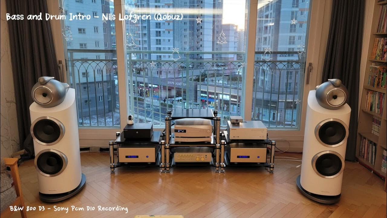 Bass and Drum Intro Nils Lofgren , B&W 800 D3, Qobuz, dCS Rossini