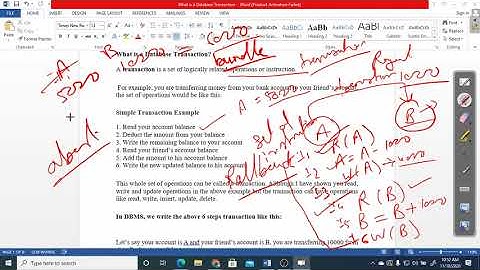 Lecture 4.1 | DBMS | WHAT IS DATABASE TRANSACTION | Dr. Pushpa Choudhary