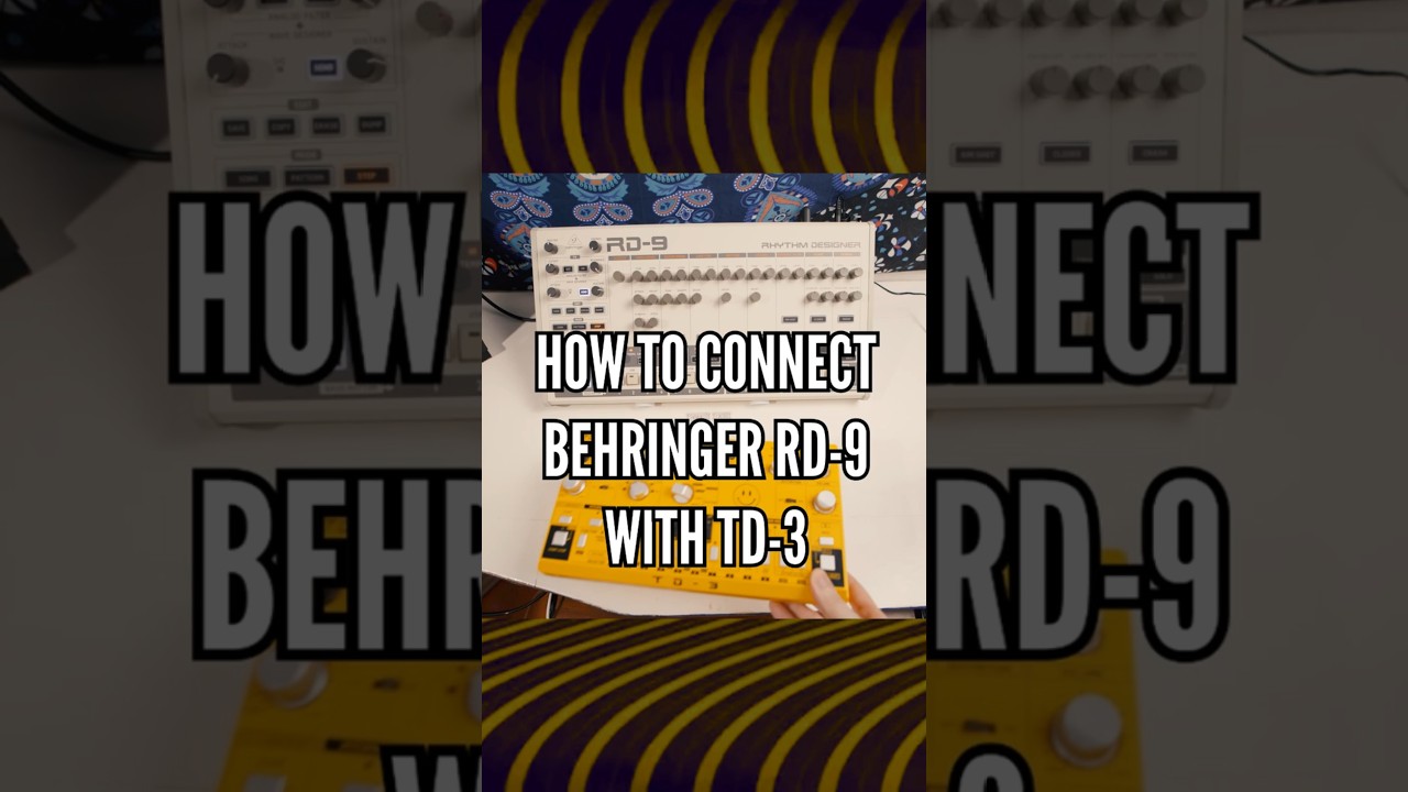 How to connect Behringer RD-9 with TD-3