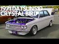 1971 DATSUN 510 CRYSTAL BIRD 日本では珍しニュースクールカスタムの５１０ブルーバード　拘り箇所をご紹介します！
