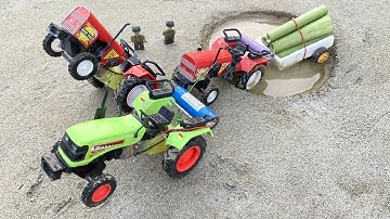Diy tractor stuck in mud mini science project Part 14 || @Hacks Point