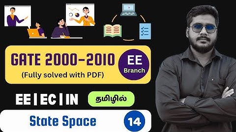 Lec 14 | Unit-3 | EE GATE 2000 to 2010 | Control Systems - State space analysis | @JSMS2.0