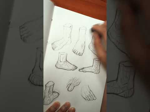 How To Draw Feet