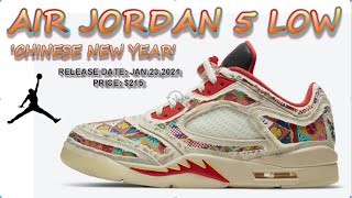 Air Jordan 5 Low Chinese New Year - DETAILED LOOK! - YouTube