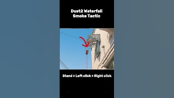 Dust2 Waterfall Smoke Tactic  by: @kyeal17 #cs2 #csgo #cs2overpass #counterstrike