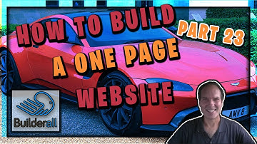 How To Build A 1 Page Website Part 23 | Builderall Tips Tricks and Hacks