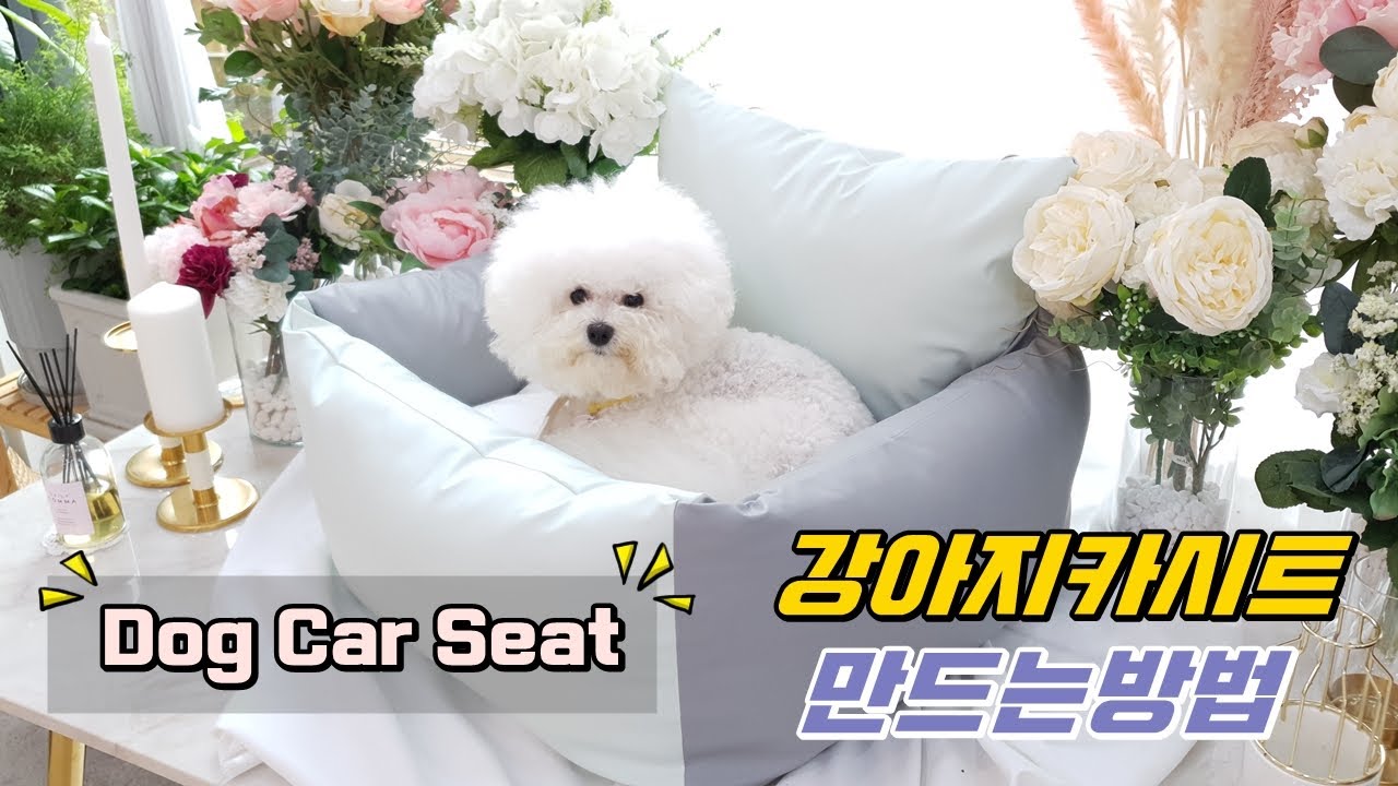 강아지카시트 만들기(How to make dog car seat DIY)