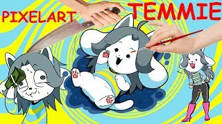 PixelArt - Undertale - TEMMIE PixelArt - Undertale - TEMMIE
