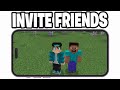How To Invite Friends In Minecraft Mobile! - IOS &amp; Android